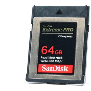 Used SanDisk 64GB Extreme PRO CFexpress Card Type B