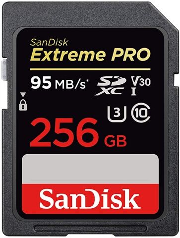 Refurbished: SanDisk Extreme PRO 256GB SDXC UHS-I U3 V30 95MB/s