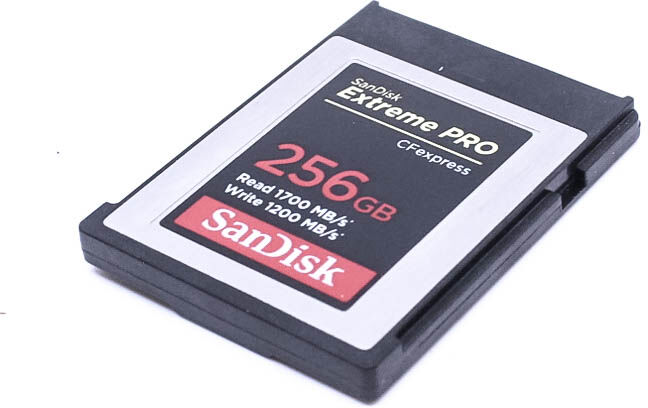 Used SanDisk 256GB Extreme PRO CFexpress Card Type B