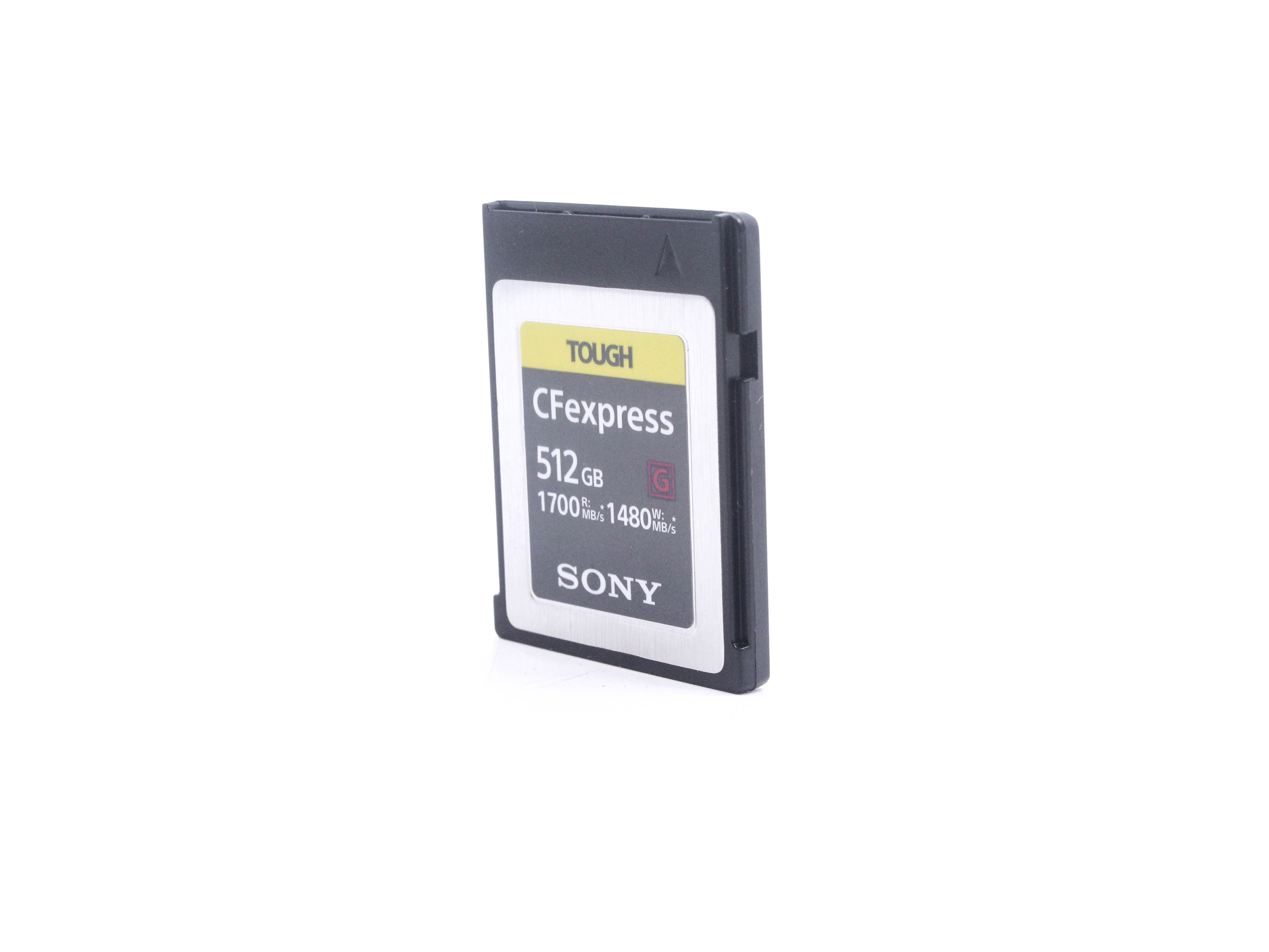 Used Sony 512GB 1700MB/s Tough Type B CFexpress Card