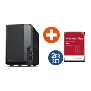 Synology Diskstation DS223 NAS System 2-Bay inkl. 2x 4TB WD Red Plus WD40EFPX