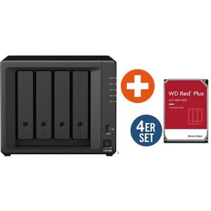 Synology Diskstation DS923+ NAS 4-Bay inkl. 4x WD Red Plus WD80EFPX - 8 TB