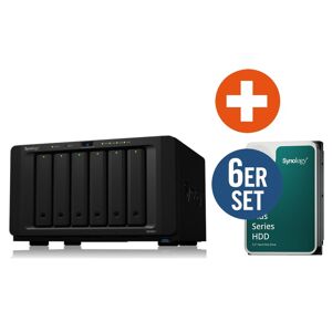 Synology DS1621+ NAS System 6-Bay 24TB inkl 6x 4 TB Synology HDD HAT3300-4T