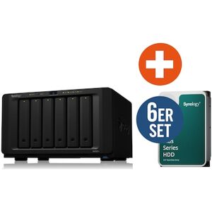 Synology DS1621+ NAS System 6-Bay 36TB inkl 6x 6 TB Synology HDD HAT3300-6T