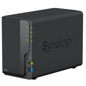 Synology DS223 2-Bay Diskstation NAS (Realtek RTD1619B Quad-Core 2GB Ram 1xRJ-45 1GbE LAN-Port), Schwarz