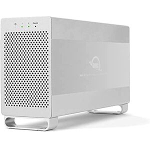 OWC Mercury Elite Pro Dual (0 TB) Dual-Bay RAID USB 3.2 (5Gb/s) + eSATA Externes Speichergehäuse für 3,5-Zoll-SATA-Laufwerke