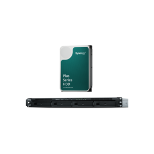 Synology RackStation RS822+ - NAS-server - 4 bays - rackversion - SATA 6Gb/s - RAID RAID 0, 1, 5, 6, 10, JBOD - RAM 2 GB - Gigabit Ethernet - iSCSI support - 1U