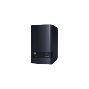 Western Digital WD My Cloud EX2 Ultra WDBVBZ0060JCH - Personlig cloud-opbevaringsenhed - 2 bays - 6 TB - HDD 3 TB x 2 - RAID RAID 0, 1, JBOD - RAM 1 GB - Gigabit Ethernet - iSCSI support