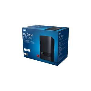 Western Digital WD My Cloud EX2 Ultra WDBVBZ0120JCH - Personlig cloud-opbevaringsenhed - 2 bays - 12 TB - HDD 6 TB x 2 - RAID RAID 0, 1, JBOD - RAM 1 GB - Gigabit Ethernet - iSCSI support