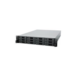 Synology SA3400D - NAS-server - 12 bays - rackversion - SAS - RAID RAID 0, 1, 5, 6, 10, JBOD, 5 hot spare, 6 hot spare, 10 hot reserve, 1 hot spare, RAID F1, F1 hot spare - RAM 16 GB - Gigabit Ethernet / 10 Gigabit Ethernet - iSCSI support - 2U