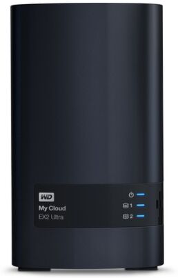 Western Digital My Cloud EX2 Ultra NAS Desktop Collegamento ethernet LAN Nero Armada 385 (WDBVBZ0000NCH-EESN)