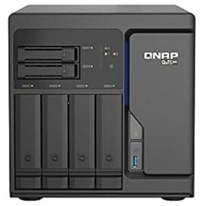 QNAP TS-H686-D1602-8G 6 Bay Desktop NAS Enclosure - 4 x 2.5 GbE Ports, 4 x 3.5 Inch Drive Bays & 2 x 2.5 Inch SATA Drive Bays