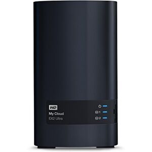 WD 0TB - Diskless My Cloud EX2 Ultra 2-bay NAS enclosure - Network Attached Storage RAID, file sync, streaming, media server