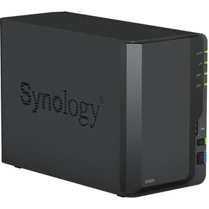 Synology DiskStation DS223 2GB RAM with 8TB Installed Storage 2 Bay SATA Desktop NAS Storage