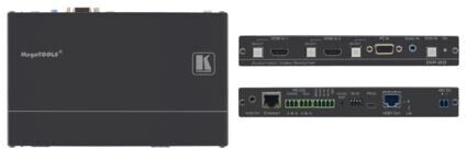 Kramer DIP-20 HDMI/VGA zu HDBaseT Übertrager & Step-In Steuermodul, mit Ethernet, bidirekt. IR & Stereo Audio