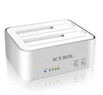 Icy Dock Icy Box IB-120CL-U3 - 2fach Docking- und Klonstation 2.5/3.5 Zoll - USB3