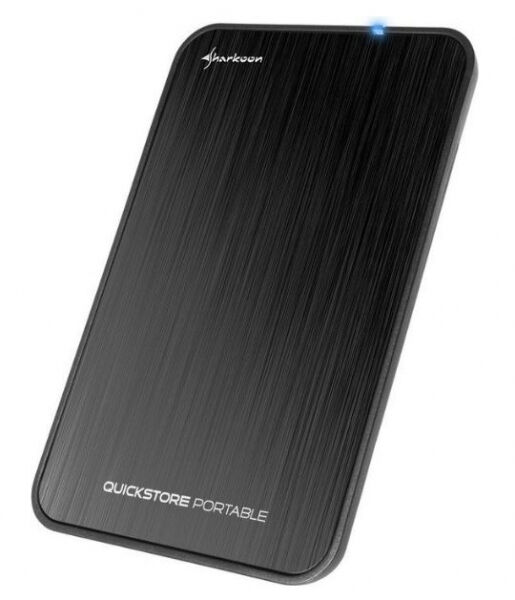 Sharkoon QuickStore - ext. 2.5 Zoll HD-Gehäuse Schwarz - USB 3.1 Micro-B