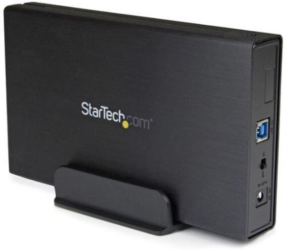 StarTech.com Startech S3510BMU33 - Ext. 3,5 Zoll SATA SSD USB 3.0 SuperSpeed HD-Gehäuse mit UASP für SATA3 - Schwarz