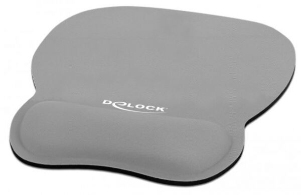 DeLock 12698 - Ergonomisches Mauspad mit Handballenauflage blau 255 x 207 mm