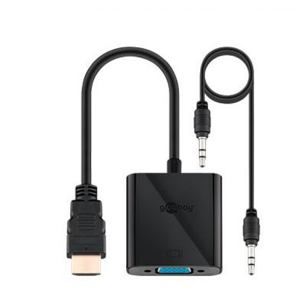 goobay 68793 - HDMI > VGA Adapter + 3,5mm Stereo