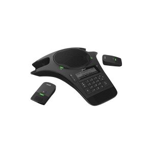 Snom technology snom C520-WiMi - VoIP-telefon til konferencer - med Bluetooth interface - DECT - 3-vejs opkaldskapacitet - SIP - 3 linier - sort