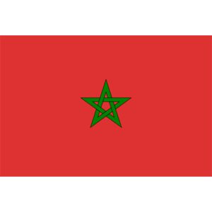 Hiprock Marokko flag White