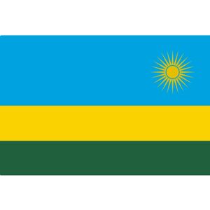Hiprock Flag fra Rwanda Rwanda