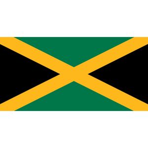 Hiprock Jamaica flag White Jamaica