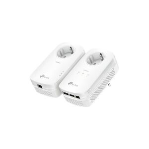 TP-Link TL-PA8033P KIT, 1300 Mbit/s, IEEE 1901, IEEE 802.3, IEEE 802.3ab, IEEE 802.3u, Type E / F, Gigabit Ethernet, 10,100,1000 Mbit/s, HomePlug AV2