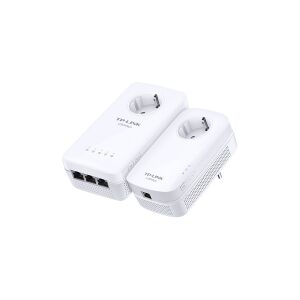 TP-Link TL-WPA8630P KIT - Bro - 3-port switch - HomePlug AV (HPAV) 2.0, IEEE 1901 - Wi-Fi 5 - Dual Band - kan sluttes til vægstik