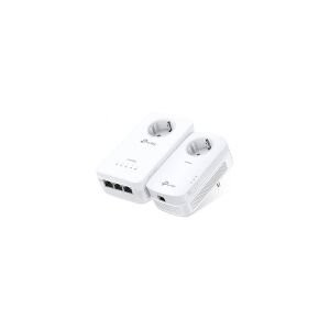 TP-Link - Powerline Wi-Fi Kit - bro - HomePlug AV (HPAV), HomePlug AV (HPAV) 2.0, IEEE 1901 - kan sluttes til vægstik