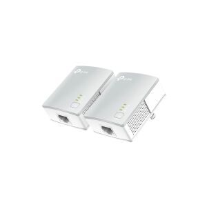 TP-Link TL-PA4010 KIT - - powerline-adaptersæt - - HomePlug AV (HPAV) - kan sluttes til vægstik (pakke med 2)