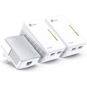 TP-LINK TL-WPA4220T KIT 300Mbps AV600 Wireless N Powerline Adapter Triple Kit