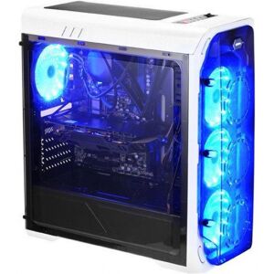 LC-Power 988W - Midi-Tower Weiss / Blue-LED / USB3