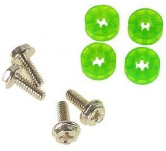 Lamptron HDD Rubber Screws PRO - UV green