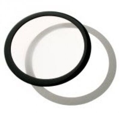 DEMCiflex Round Dust Filter 225mm - black/Weiss