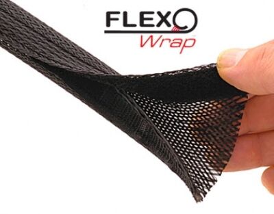 Techflex Flexo Wrap inkl. Klettverschluss 13mm - black - 1m