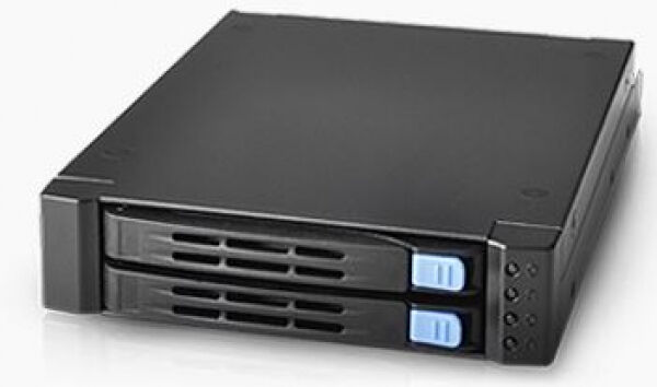 Chenbro SK51201T3 - 2-bay 2.5 Zoll HDD/SSD Enclosure with 12Gb/s SAS & SATA Backplane