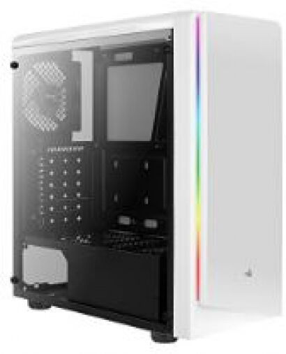 Aerocool Rift White - Midi-Tower Weiss/Schwarz mit Seitenfenster