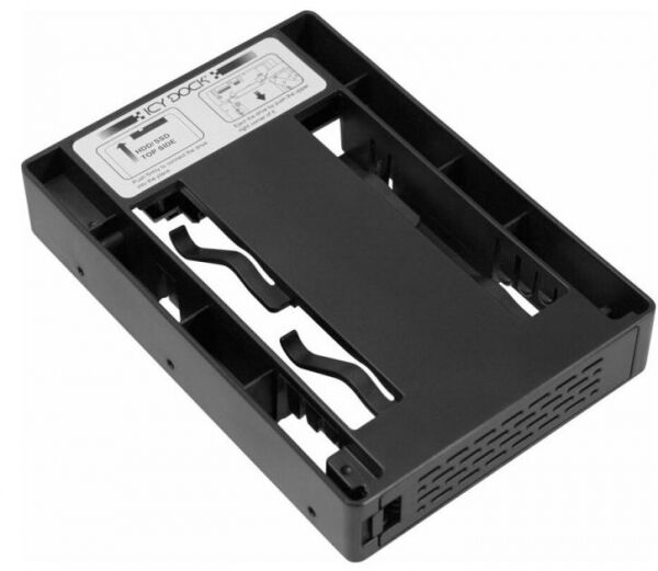 Icy Box EZConvert Lite MB882SP-1S-3B - 2,5 Zoll zu 3,5 Zoll SATA/SAS SSD/HDD Konverter