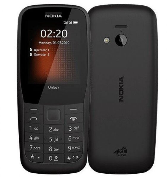 Nokia 220 - 2.4 Zoll / 4G - Schwarz