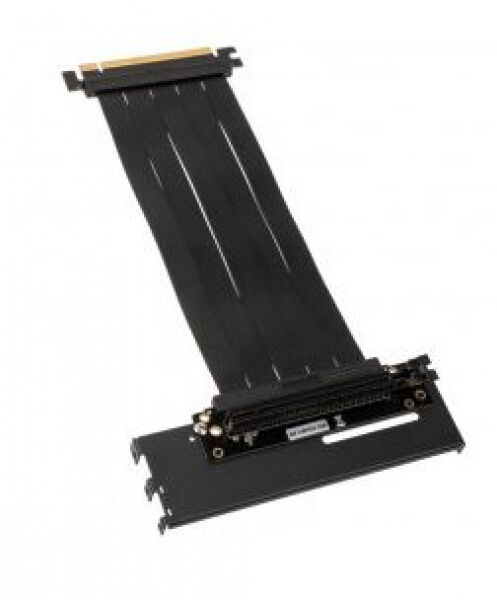 Akasa Riser Black Pro - Vertikale GPU Halterung + Premium PCIe 3.0 Riser Kabel