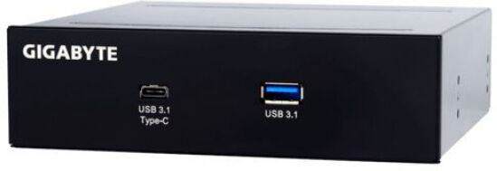 Gigabyte GC-USB3.1 BAY - 5.25 Zoll Fronteinschub / USB Type-C + USB3.1 (10Gb/s)