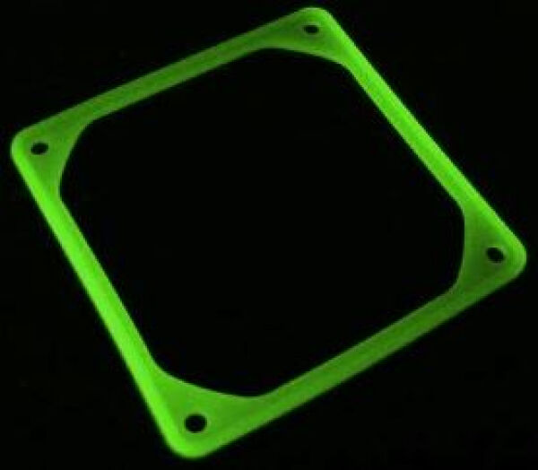 Divers Antivibrations-Rahmen für 80mm-Lüfter - UV green