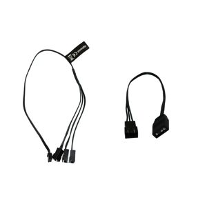 Alphacool Digital RGB LED Y-Kabel 3-fach mit JST Stecker - Schwa...