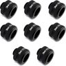 XSPC 14MM HardTube FITTING - SCHWARZ MATT (8er Pack)