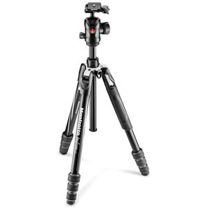 Manfrotto Befree GT Alu Reisestativ Twist mit Kugelkopf, 4 Segmente