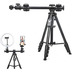 YUNTENG 6109 Camera Overhead Shot Tripod Universal Mobile Phone Live Broadcast Bracket