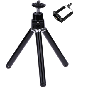 Mini Tripod - Smartphone Og Kamera Stativ - Sort