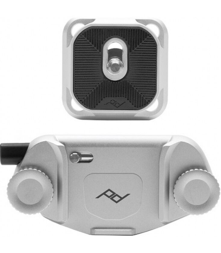 Peak Design Capture Clip V3 Con Zapata Plata